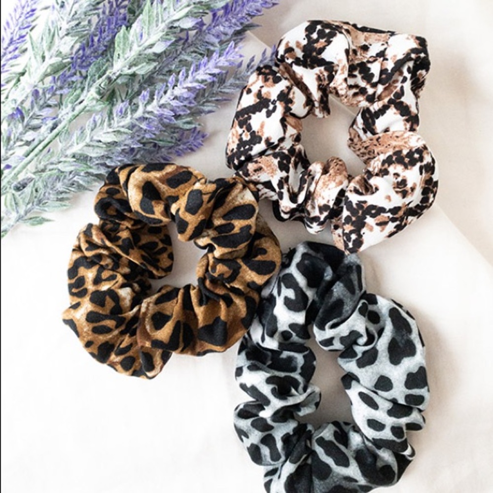 Animal Print 3-in-1 Scrunchy Bundle